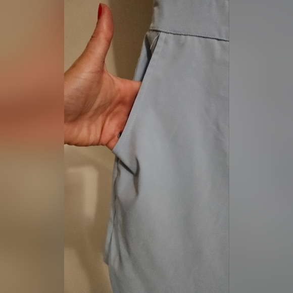 Tobi light blue deep vneck romper. Size smalll - Picture 6 of 11